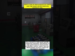 High precision soft bearing machine tool spindles, electric spindle balancing machine